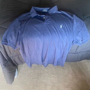 Men’s cobalt blue Polo shirt